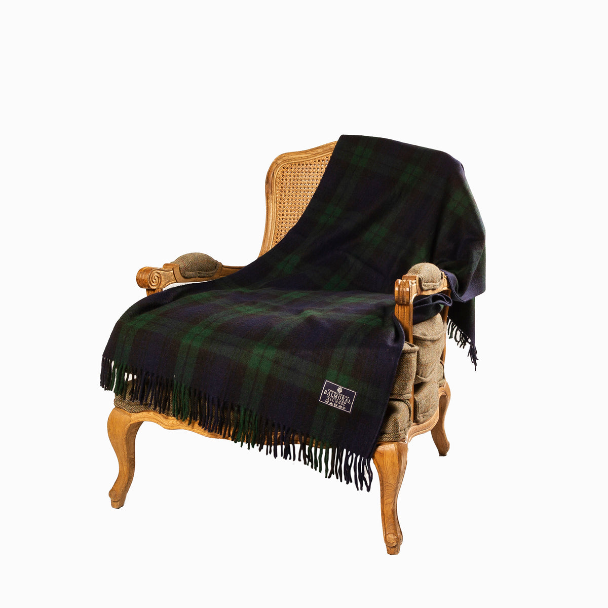 House of Balmoral Wool Blanket Black Watch A.Gold & Sons